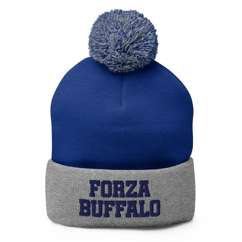 FORZA BUFFALO Pom Pom Knit Cap